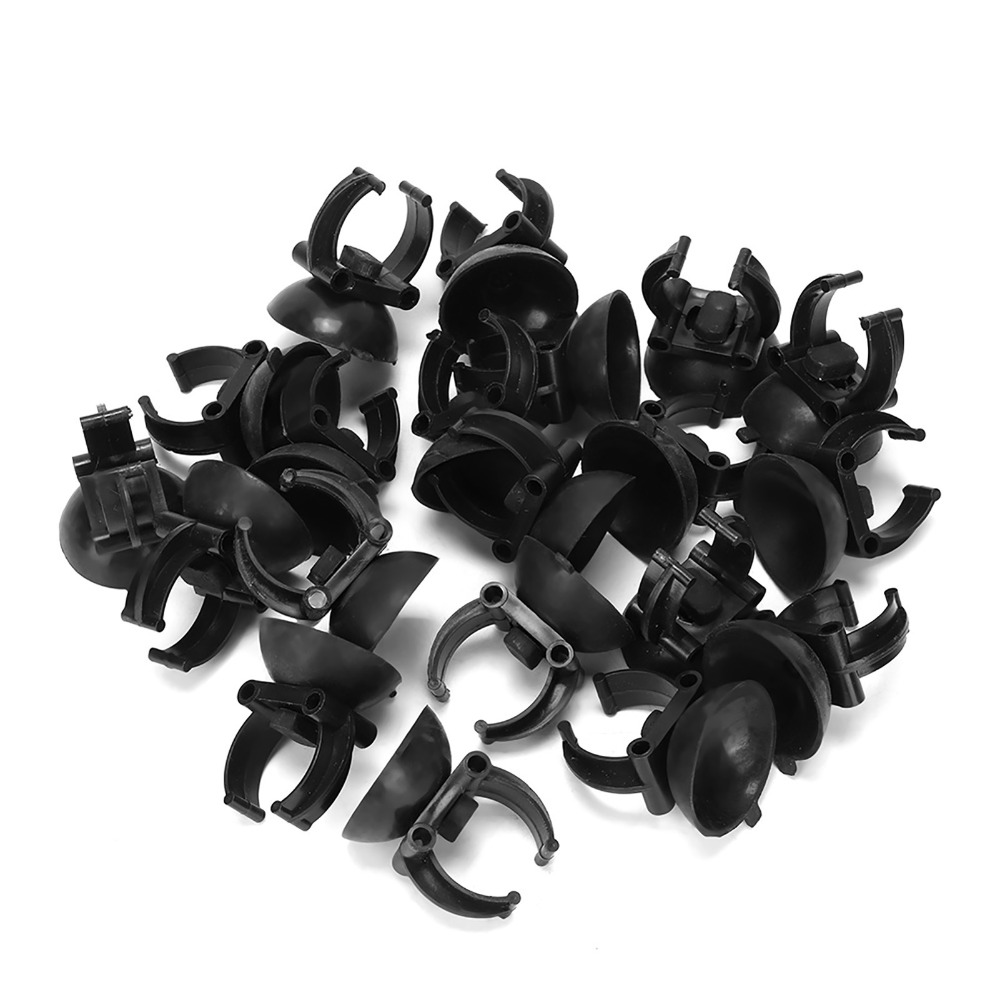 20 Pcs Set PVC Aquarium Heatin - Plastic Pipe Clip ulasan dan harga