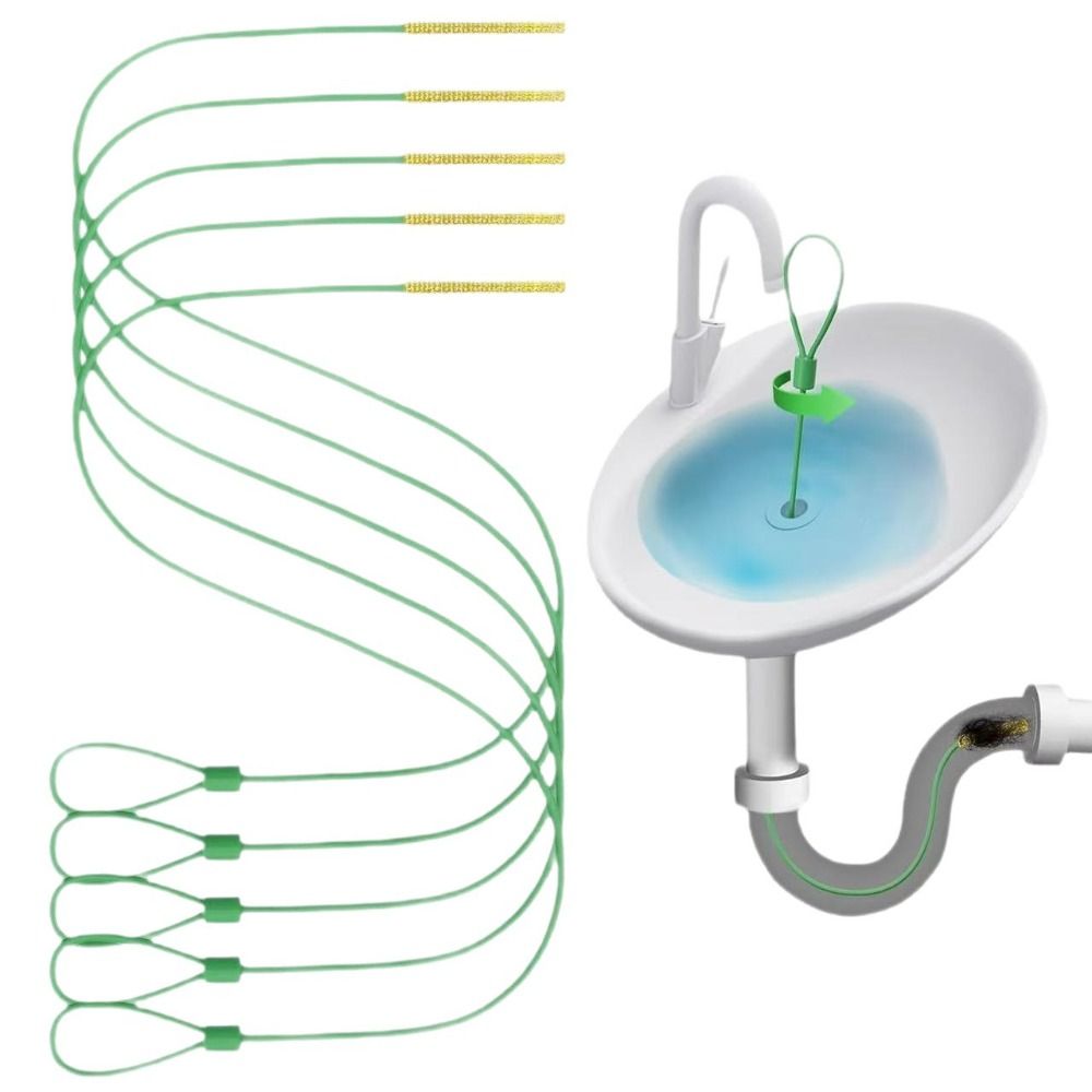 5pcs Practical Flexible Drain  - Drain Snake Flexible ulasan dan harga