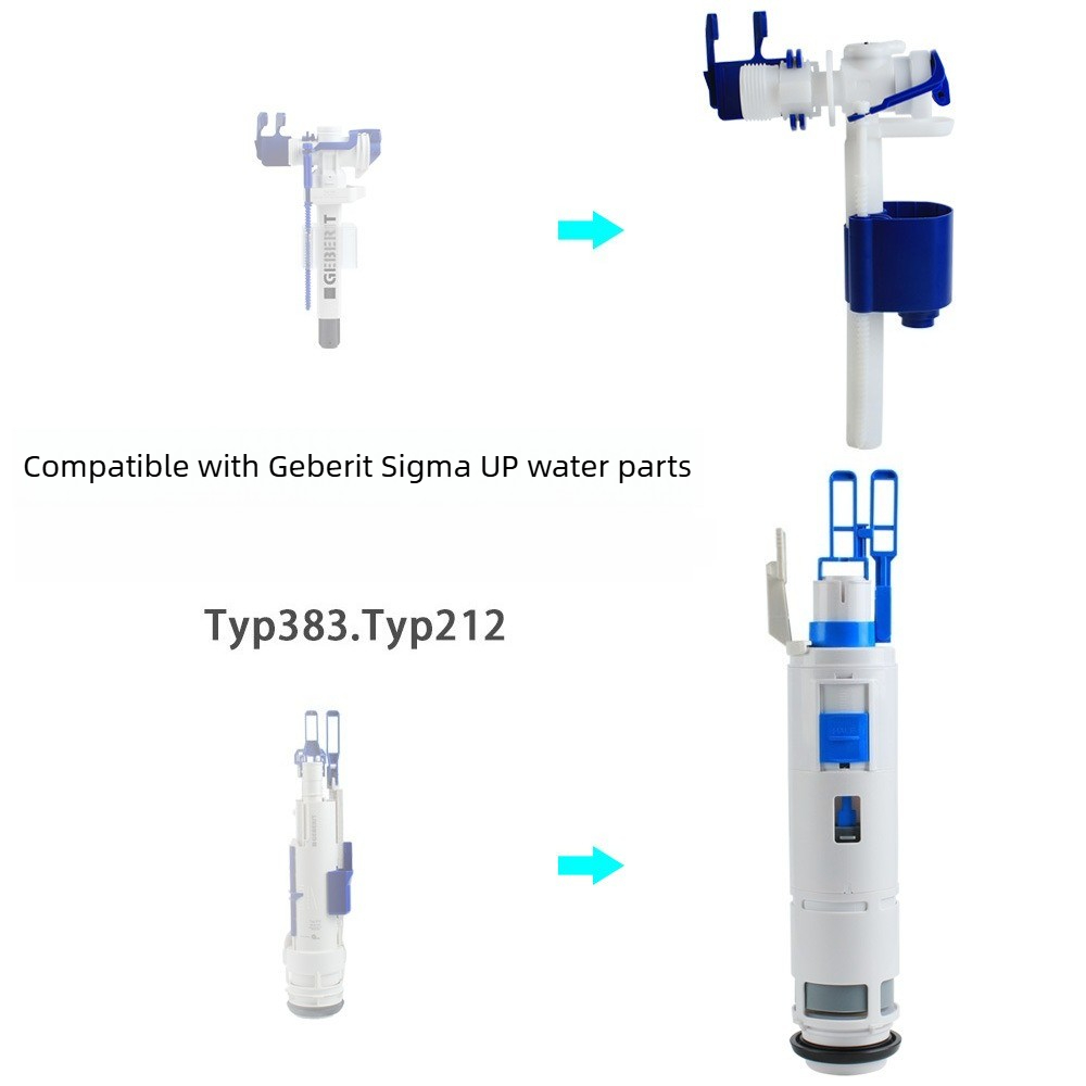 Fill Valve + Flush Valve Set C - Toilet Fill Valve ulasan dan harga