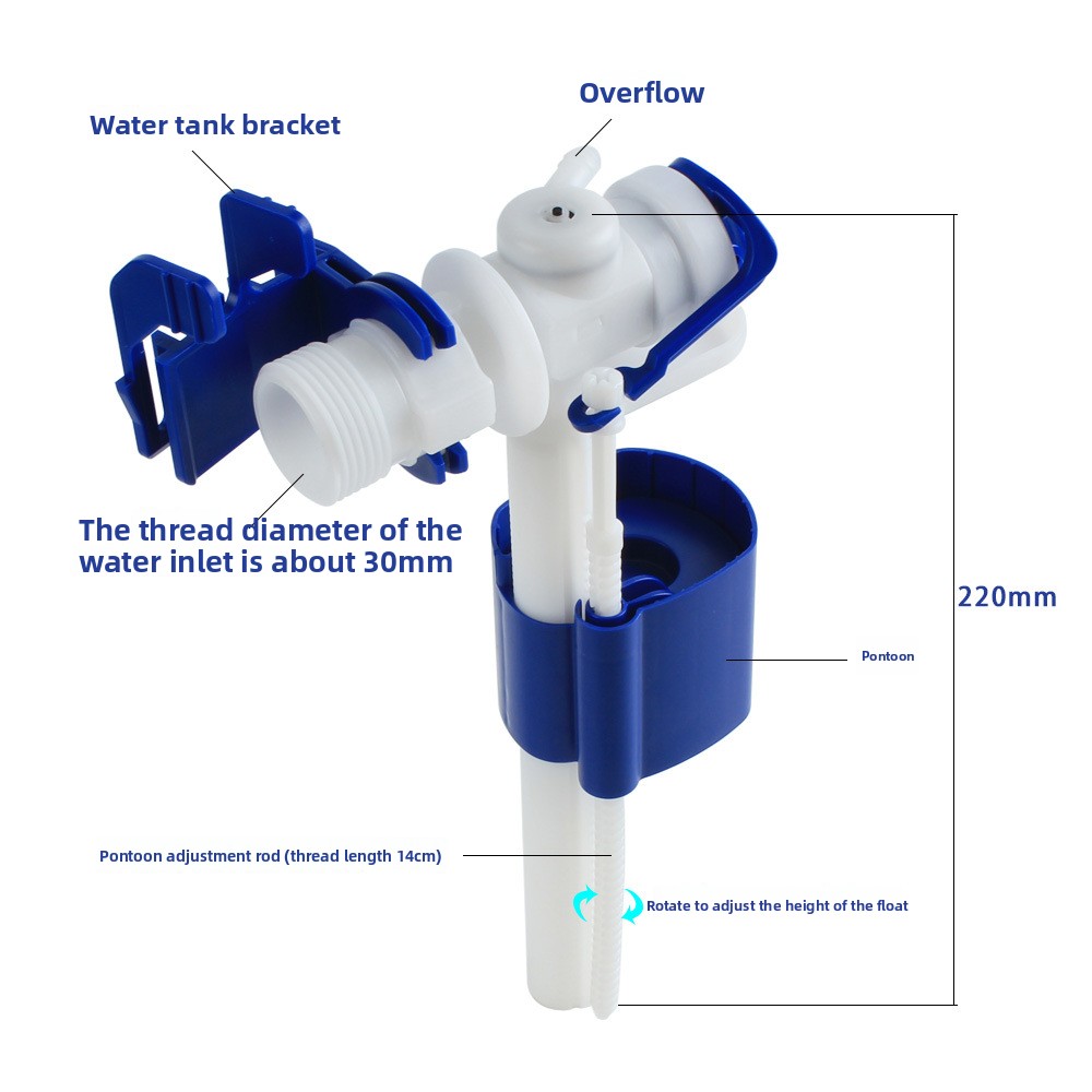 Fill Valve + Flush Valve Set C - Toilet Fill Valve ulasan dan harga