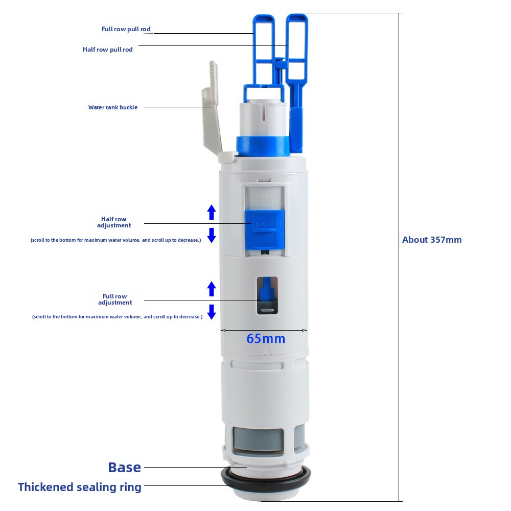 Fill Valve + Flush Valve Set C - Toilet Fill Valve ulasan dan harga