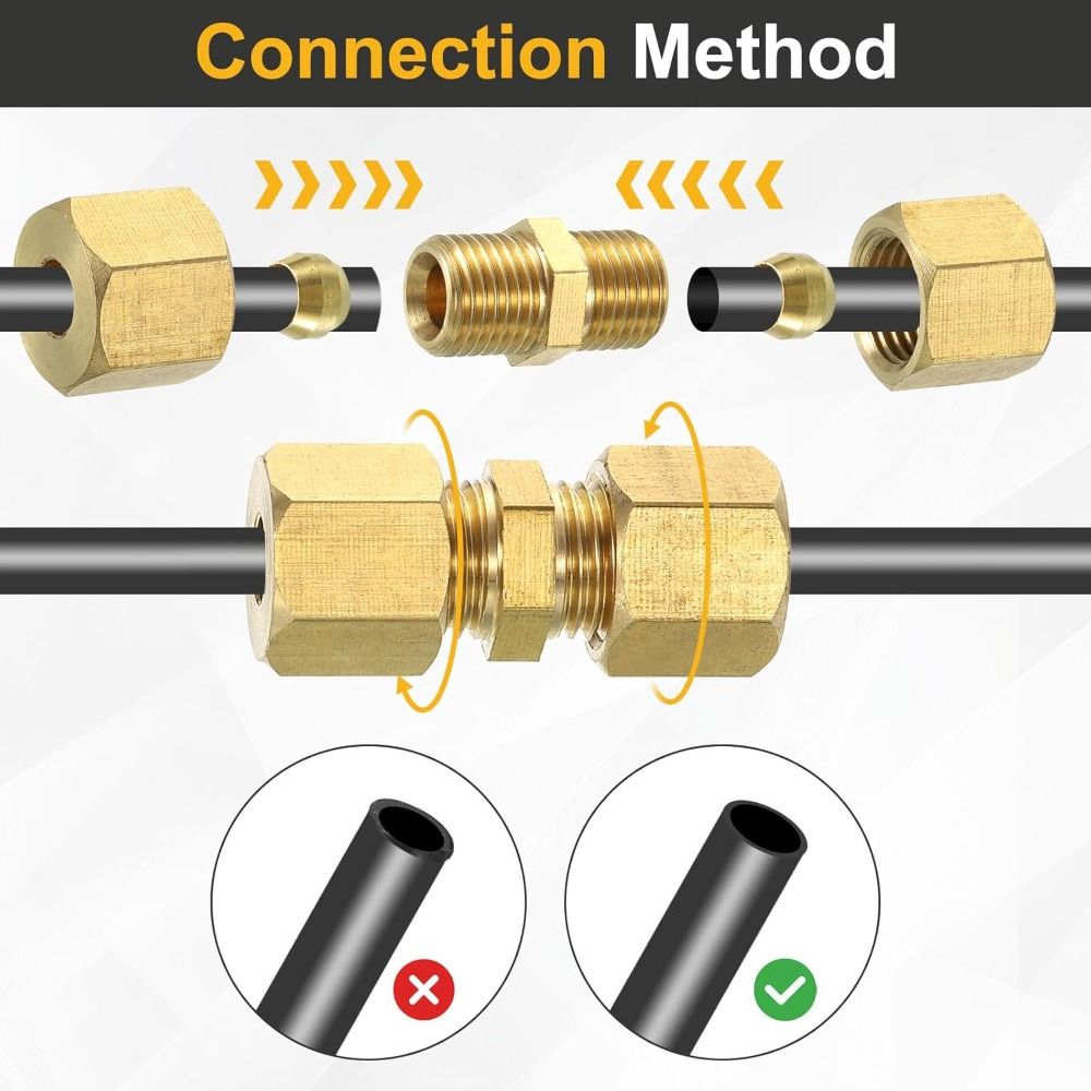 Brass Brass Compression Fittin - Compression Fitting Brass ulasan dan harga