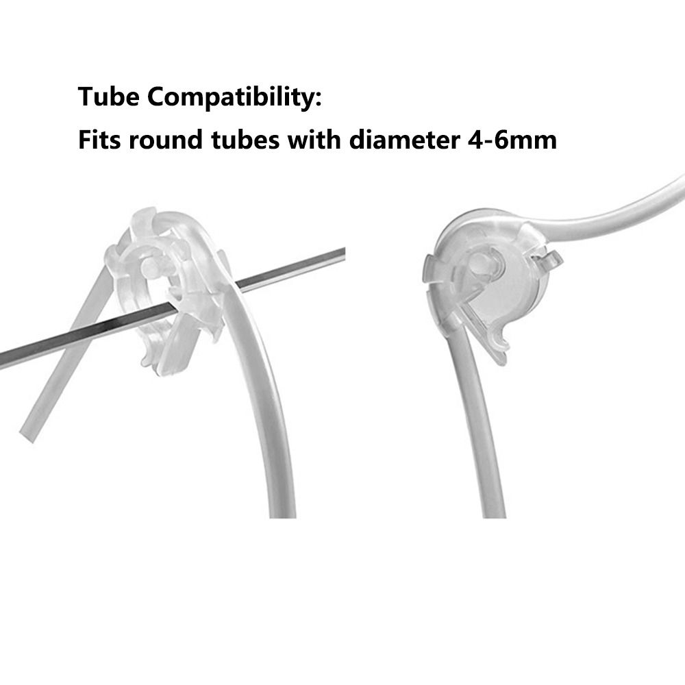 2Pcs U Shaped Clip Aquarium Ai - Plastic Pipe Clip ulasan dan harga