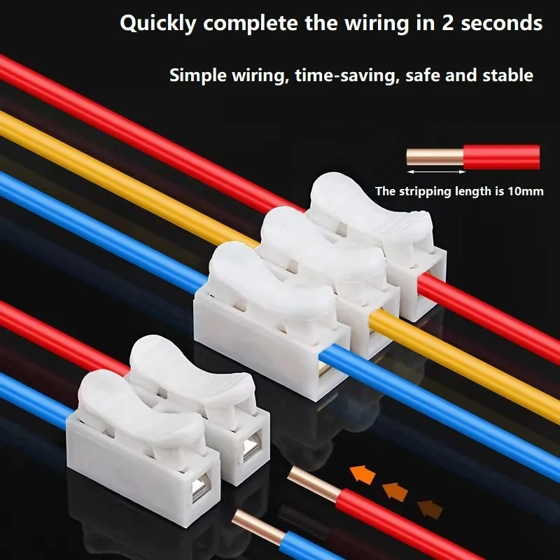 50pcs Push Quick Wire Cable CH - Push Fit Connector ulasan dan harga