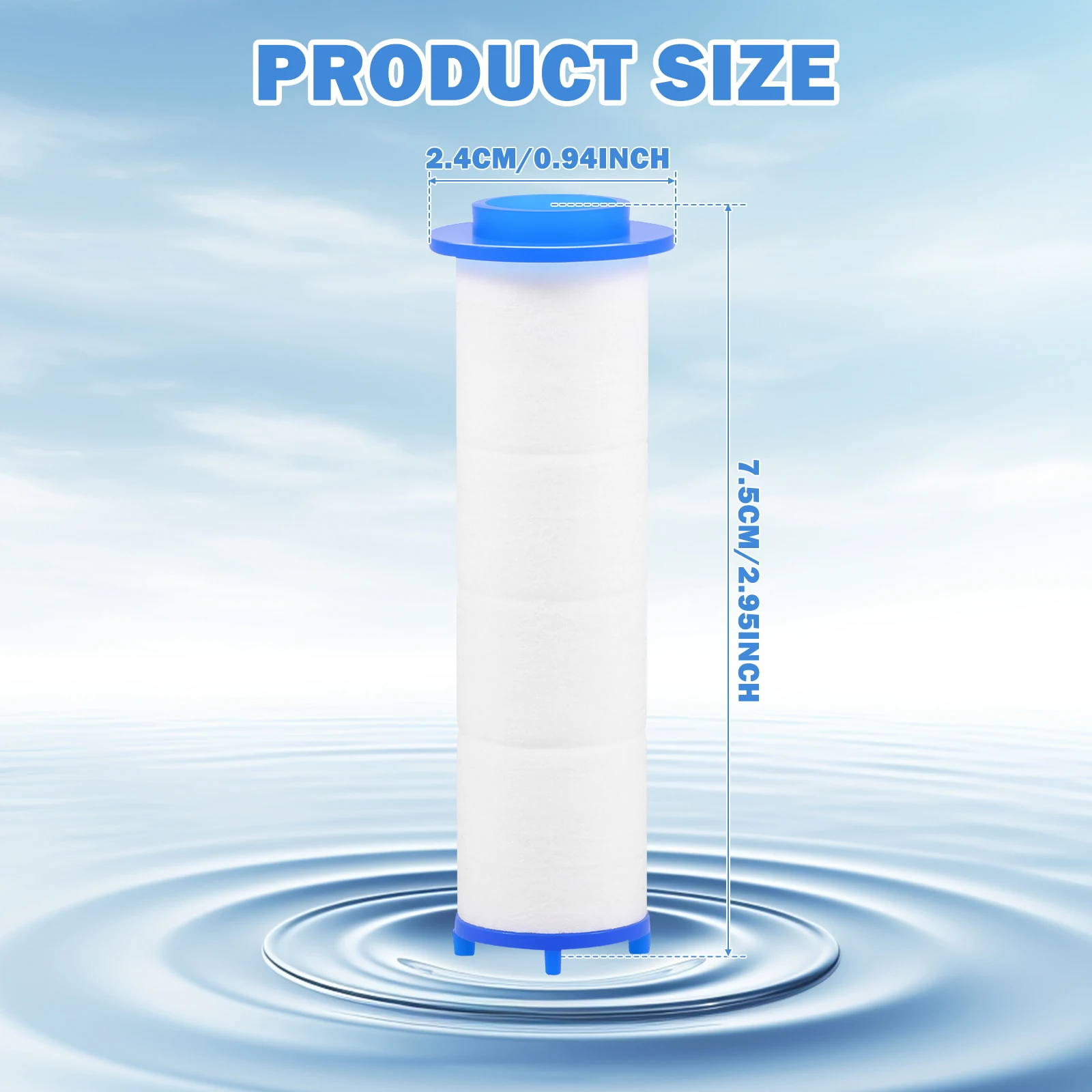 20Pcs Shower Head Filter PP Co - Shower Valve Cartridge ulasan dan harga