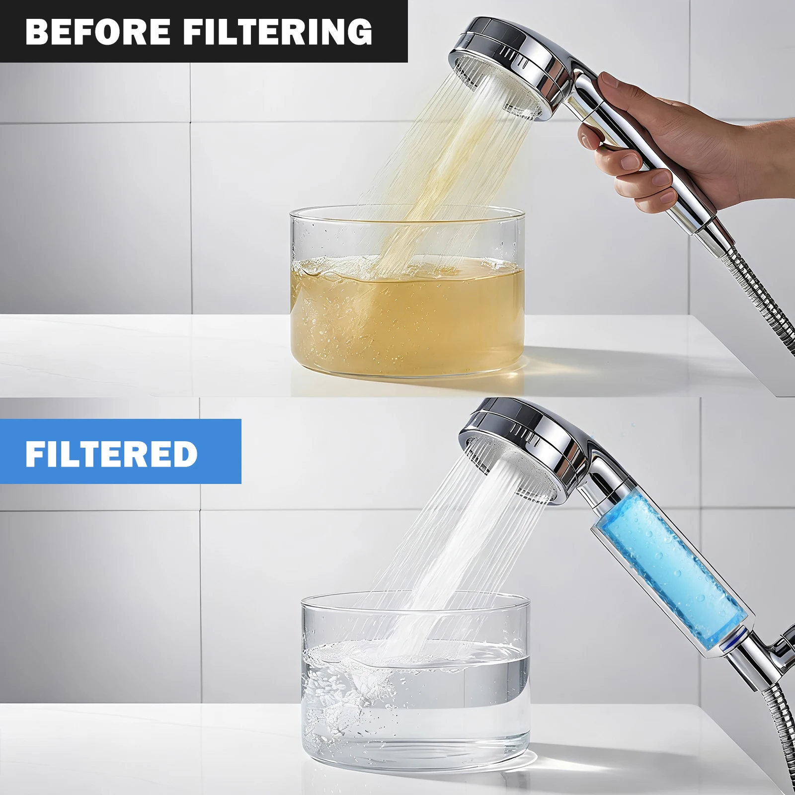 20Pcs Shower Head Filter PP Co - Shower Valve Cartridge ulasan dan harga